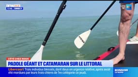 L'été chez nous: faire du paddle géant et du catamaran sur le littoral