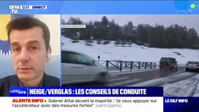 Faire des détours, rejoindre les grands axes, ralentir... Les conseils de Yves Carra (Mobilité club France) pour conduire en cas de neige ou verglas