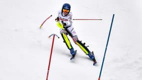 Le Français Clément Noël lors du slalom de Chamonix, le 30 janvier 2021