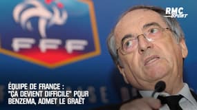 Équipe de France : "Cela devient difficile pour Benzema", admet Le Graët