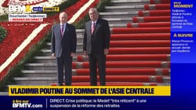  Vladimir Poutine reçu par le président tadjik en amont d'un sommet avec l'Asie Centrale