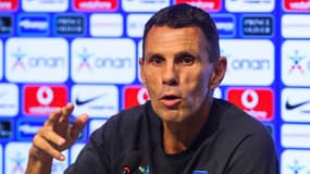 Gustavo Poyet, sélectionneur de la Grèce, le 15 juin 2023