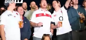 Le "God save the Queen" mythique à la Fan Zone de Twickenham