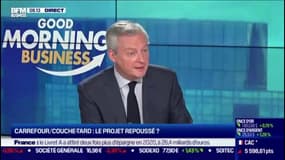 Carrefour/Couche-Tard: "L'État a un droit de regard car ce sont des secteurs stratégiques" selon Bruno Le Maire, qui a manifesté son opposition au rachat du groupe français  
