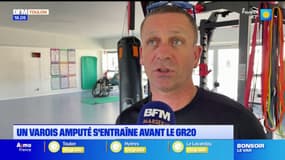 Un varois amputé s'entraîne avant la course du GR20 en Corse
