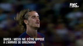 Barça : Messi nie s'être opposé à l'arrivée de Griezmann
