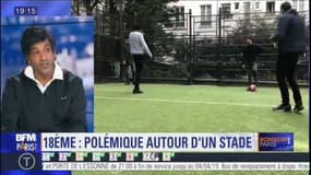 Paris: "le foot ça crée du lien social, c'est une réussite ce city park", Vikash Dhorasoo défend le stade controversé dans le 18e