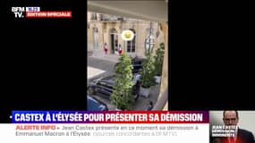 L'image du départ de Jean Castex de Matignon pour aller à l'Élysée