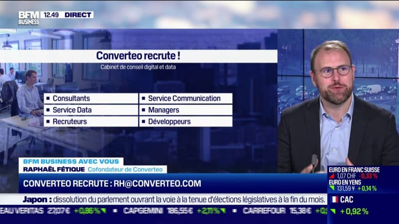 Ça recrute ! Converteo : cabinet de conseil digital et data