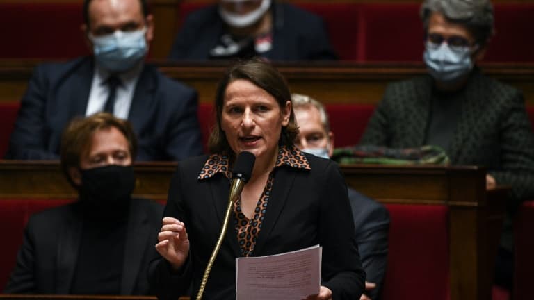 Valerie Rabault lors des questions au gouvernement à l'Assemblée nationale, le 6 octobre 2020