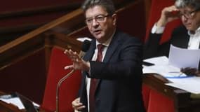 Jean-Luc Mélenchon à l'Assemblée nationale le 26 juillet 2017