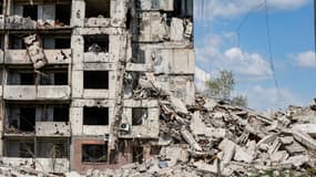 Un immeuble détruit dans la ville d'Orikhiv, dans la région de Zaporijjia, le 24 avril 2025 (illustration)