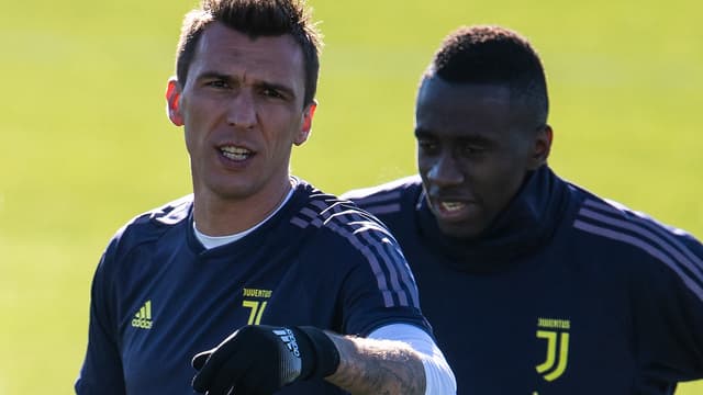 Blaise Matuidi et Mario Mandzukic, avec la Juventus Turin.