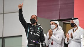 Lewis Hamilton vainqueur du GP du Qatar