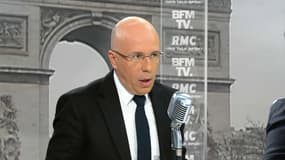 Eric Ciotti mercredi matin sur BFMTV et RMC.