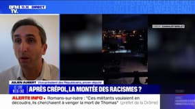 Manifestation d'ultradroite à Romans-sur-Isère: "C'est l'instrumentalisation d'un crime pour essayer de faire avancer des idées dangereuses", selon Julien Aubert (LR)