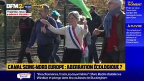Un millier d'opposants défilent contre le canal Seine-Nord Europe