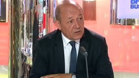 Jean-Yves Le Drian, le ministre de la Défense, était l'invité de BFM Business, lundi 17 juin.