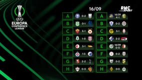 Conference League : Les résultats de la J1 et tous les classements 
