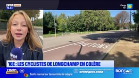 Paris: les cyclistes de Lonchamp en colère dans le 16e arrondissement