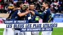 Équipe de France : Le temps de jeu des 30 Bleus utilisés par Deschamps en 2023