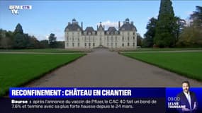 Le château de Cheverny profite du confinement pour réaliser quelques aménagements