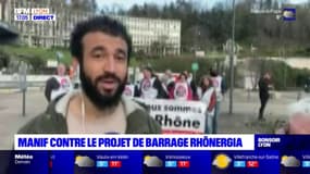 Auvergne-Rhône-Alpes: une manifestation contre le projet de barrage Rhônergia
