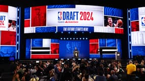 La draft NBA 2024, avec Risacher et Sarr aux deux premières places (le 27/06/2024)