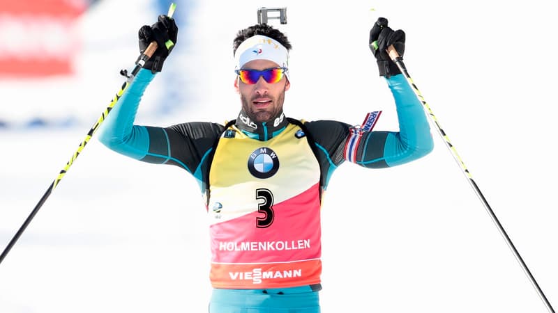 Martin Fourcade vainqueur de la poursuite d'Oslo