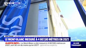 Le Mont-Blanc mesure désormais 4807,80 mètres et a perdu près d'un mètre en 4 ans