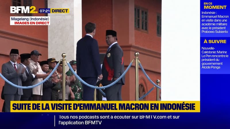 Emmanuel Macron élève le président indonésien au rang de grand-croix de la Légion d'honneur
