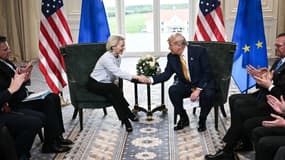  Donald Trump et Ursula von der Leyen, 2025