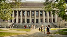 Bibliothèque de l'université d'Harvard, aux Etats-Unis