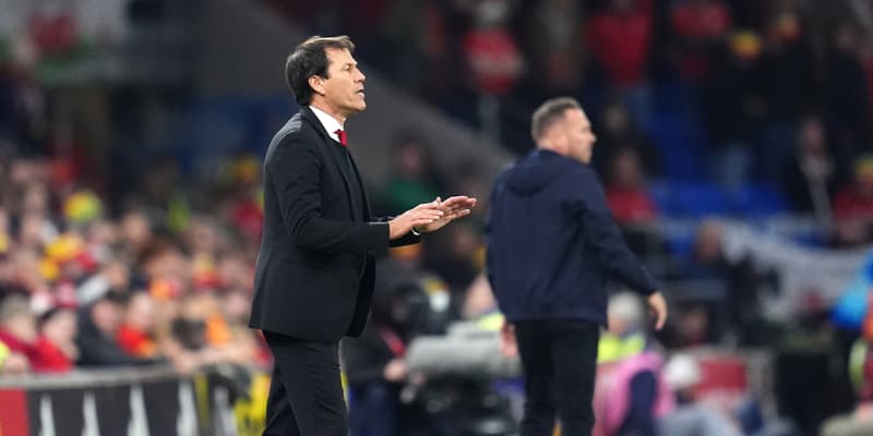 Rudi Garcia lors du match Pays de Galles-Belgique (2-4, qualifs Coupe du monde 2026), le 13 octobre 2025