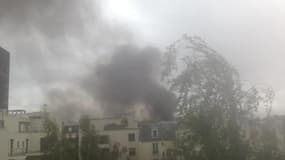 Incendie dans le quartier des Gobelins - Témoins BFMTV