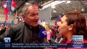 En meeting à Marseille, Macron cible Le Pen et Fillon
