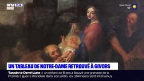 Givors: un tableau de Notre-Dame de Paris retrouvé à l'église Saint-Nicolas