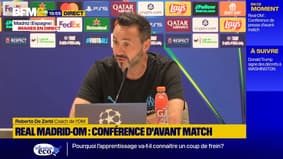 "Venir ici à Madrid pour la Ligue des Champions est une fierté", affirme l'entraîneur de l'OM avant d'affronter le Real Madrid