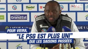 PSG - Strasbourg : "Le collectif est plus uni que l'an dernier" juge Vieira