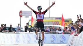 Tadej Pogacar sur l'UAE Tour 2025