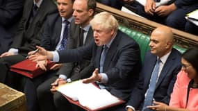 Boris Johnson au Parlement britannique, le 4 septembre 2019