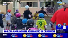 Toulon: apprendre le roller avec le champion Anthony Avella