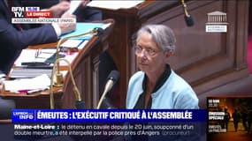 Élisabeth Borne en réponse à la députée LFI, Mathilde Panot: "Je cherche vos condamnations et j'entends des excuses"