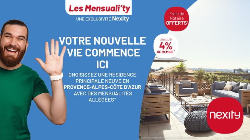 Profitez des Mensuali’ty pour concrétiser votre projet immobilier dans les Alpes Maritimes