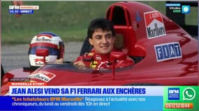 Jean Alesi vend sa F1 Ferrari aux enchères