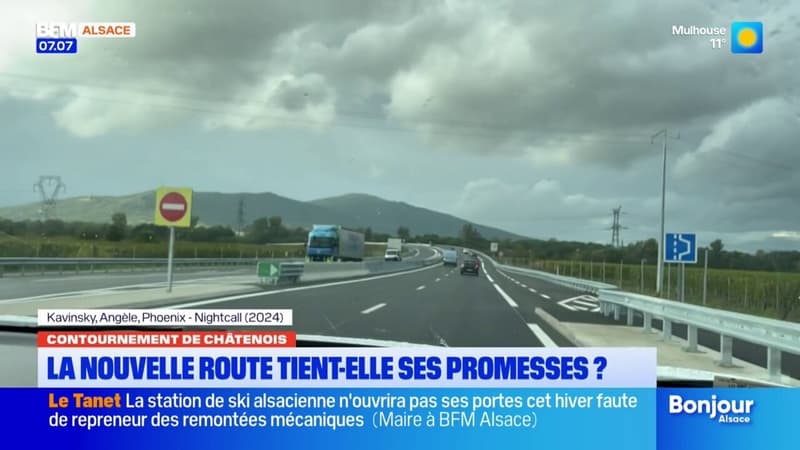 Contournement de Châtenois: la nouvelle route tient-elle ses promesses ?