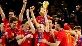 Andrés Inesta et l'Espagne gagnait la Coupe du monde en 2010