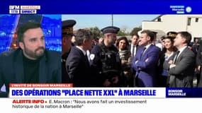 Visite d'Emmanuel Macron à Marseille: il faut "une continuité" dans la lutte contre le trafic de stupéfiants