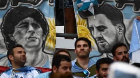 Maradona et Messi.