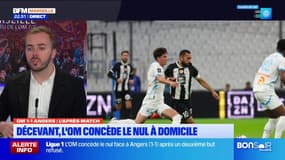 OM-Angers: les Marseillais concèdent un nul à l'issue d'un match décevant